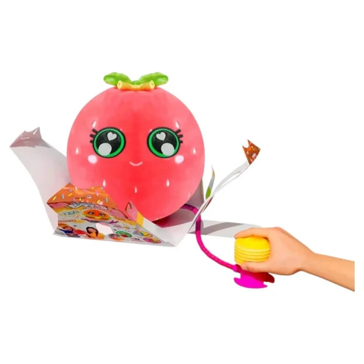 --- LITTLE BIGGIES FOODIES ΛΟΥΤΡΙΝΗ ΜΠΑΛΑ STRAWBERRY EOL03769