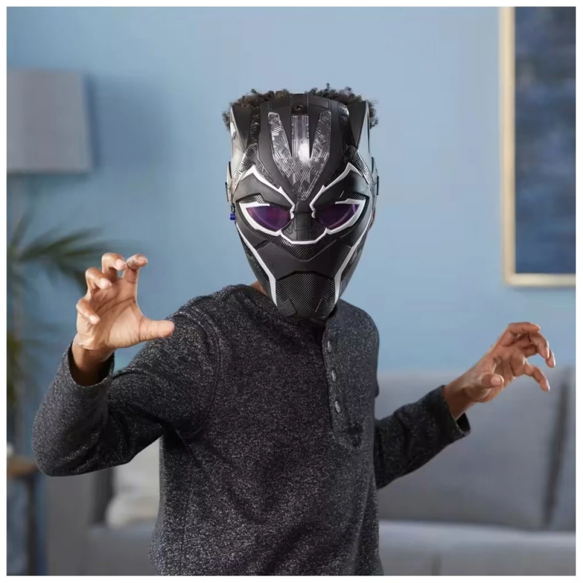HASBRO AVENGERS BLACK PANTHER VIBRANIUM FX MASK V0902