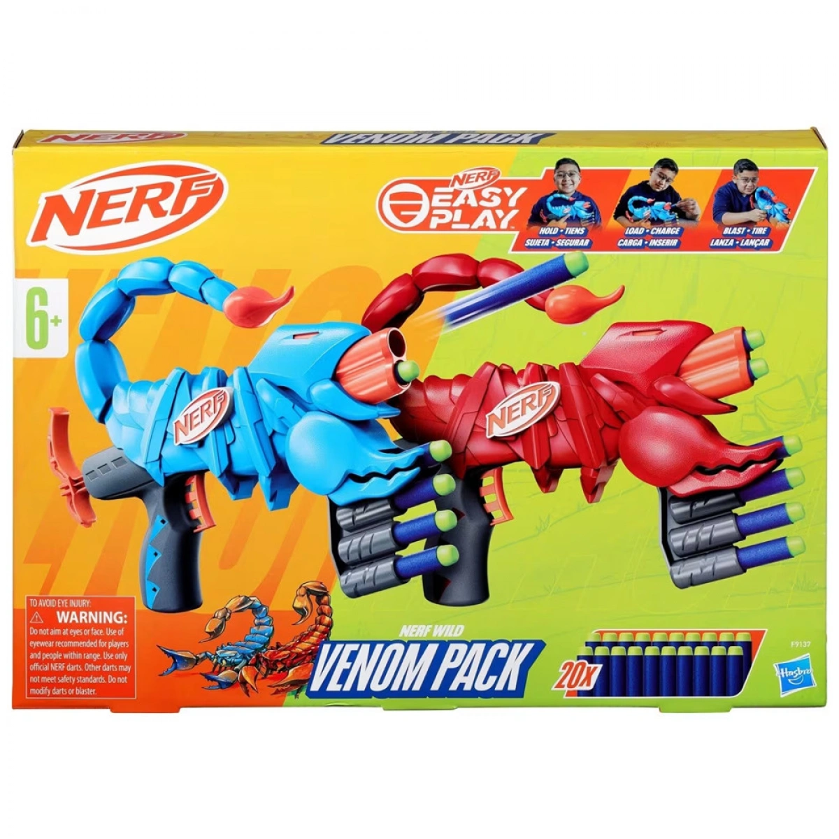HASBRO NERF N' SERIES - NERF WILD VENOM PACK F9137