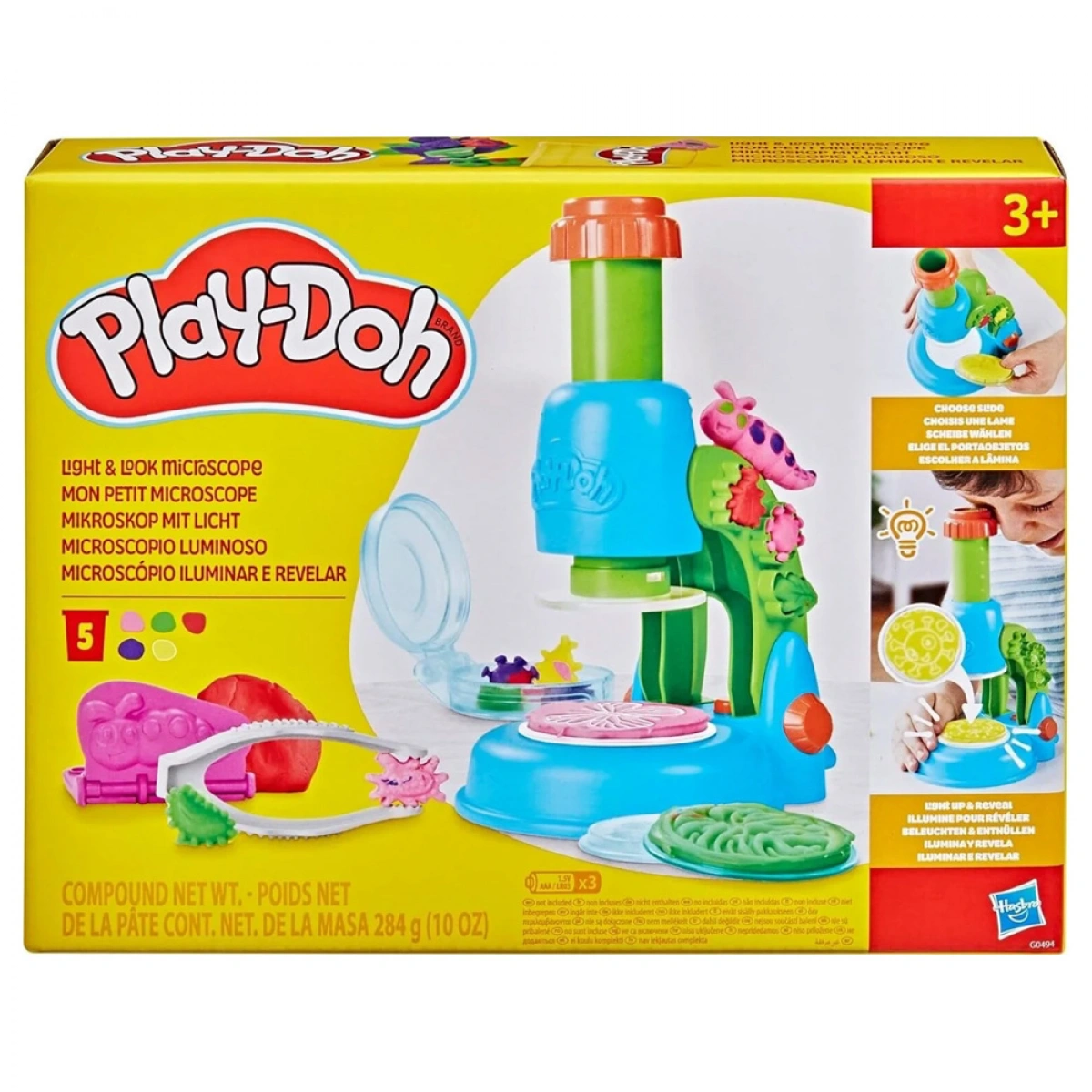 HASBRO PLAY-DOH LIGHT & LOOK MICROSCOPE G0494