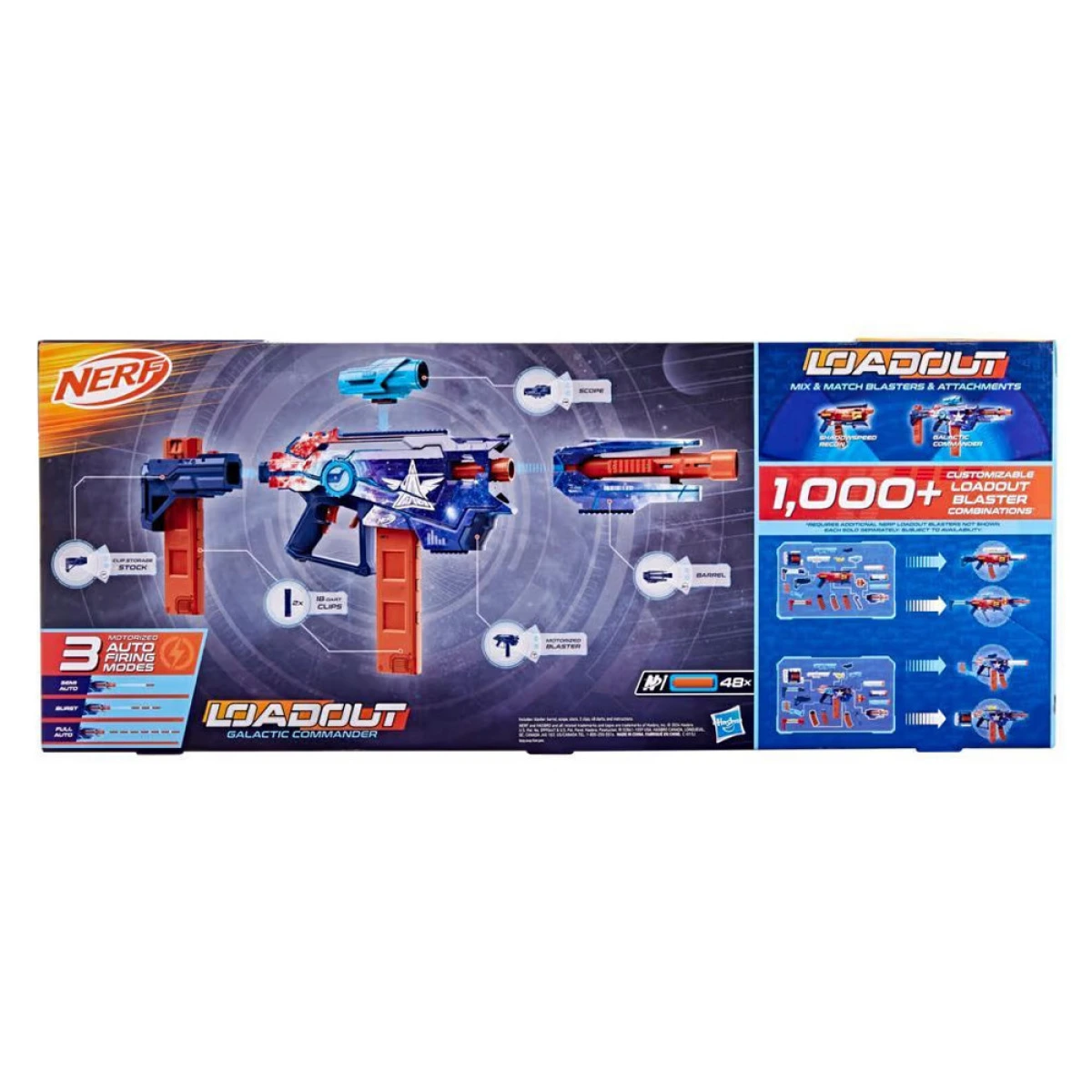 HASBRO NERF LOADOUT GALACTIC COMMANDER G1580
