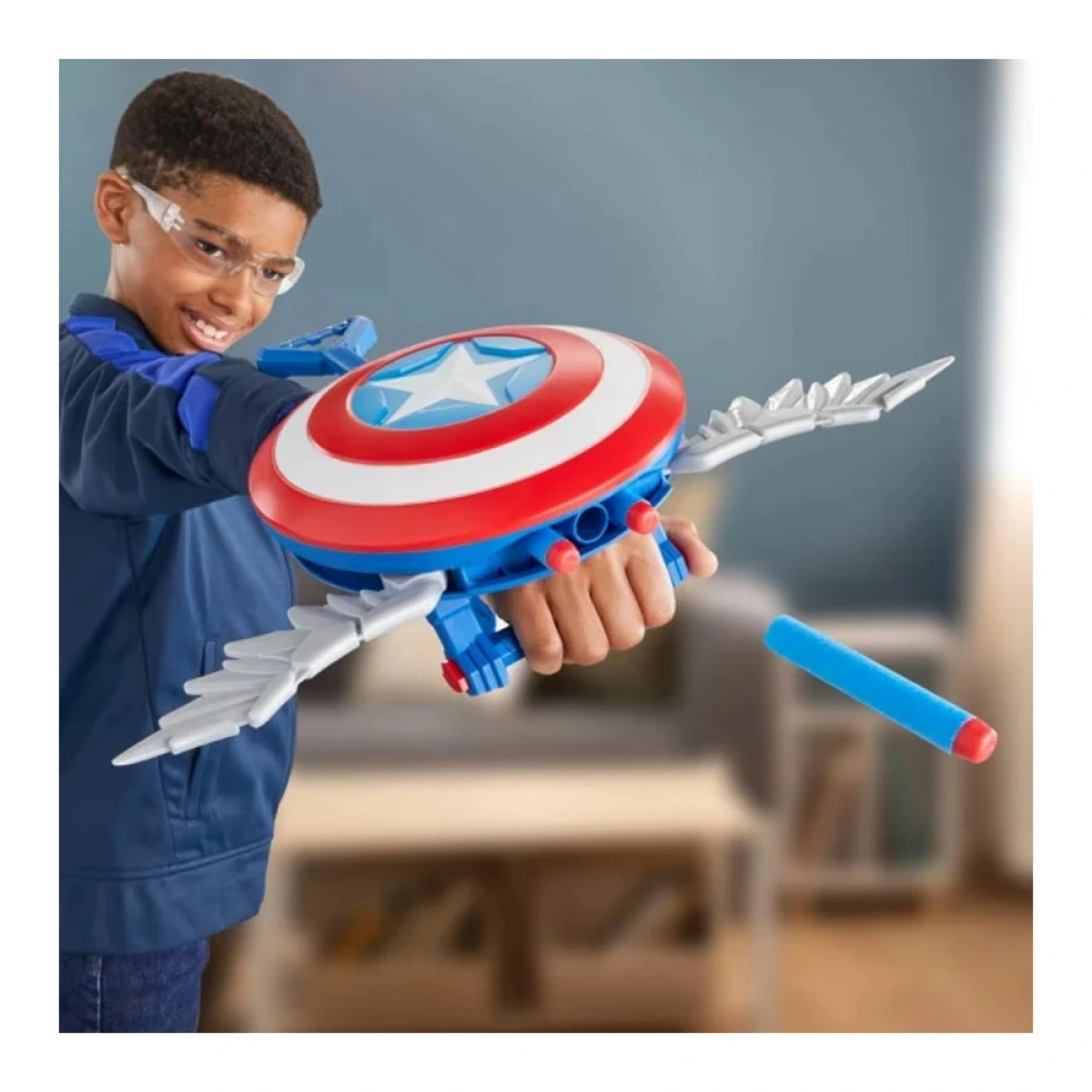 HASBRO CAPTAIN AMERICA NWO SKYSHOT BLASTER F9302