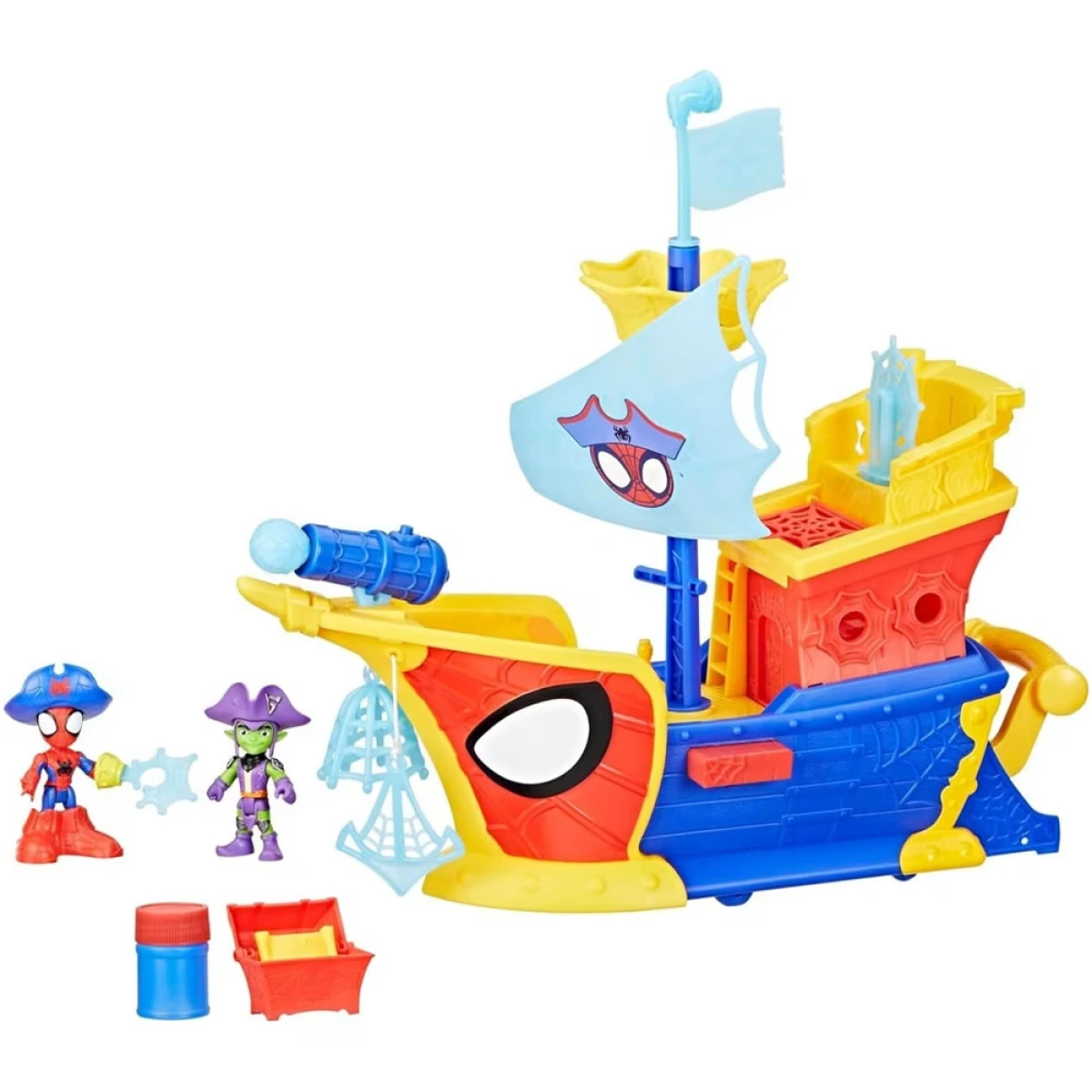 HASBRO SPIDEY SAF WEBS AHOY BUBBLE SHIP G0666
