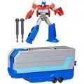 HASBRO TRANSFORMERS EARTHSPARK OPTIMUS PRIME BATTLE TRAILER PLAYSET G0750