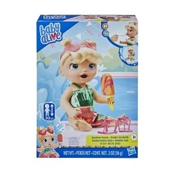 HASBRO BABY ALIVE SUNSHINE SNACKS BLOND HAIR F1680