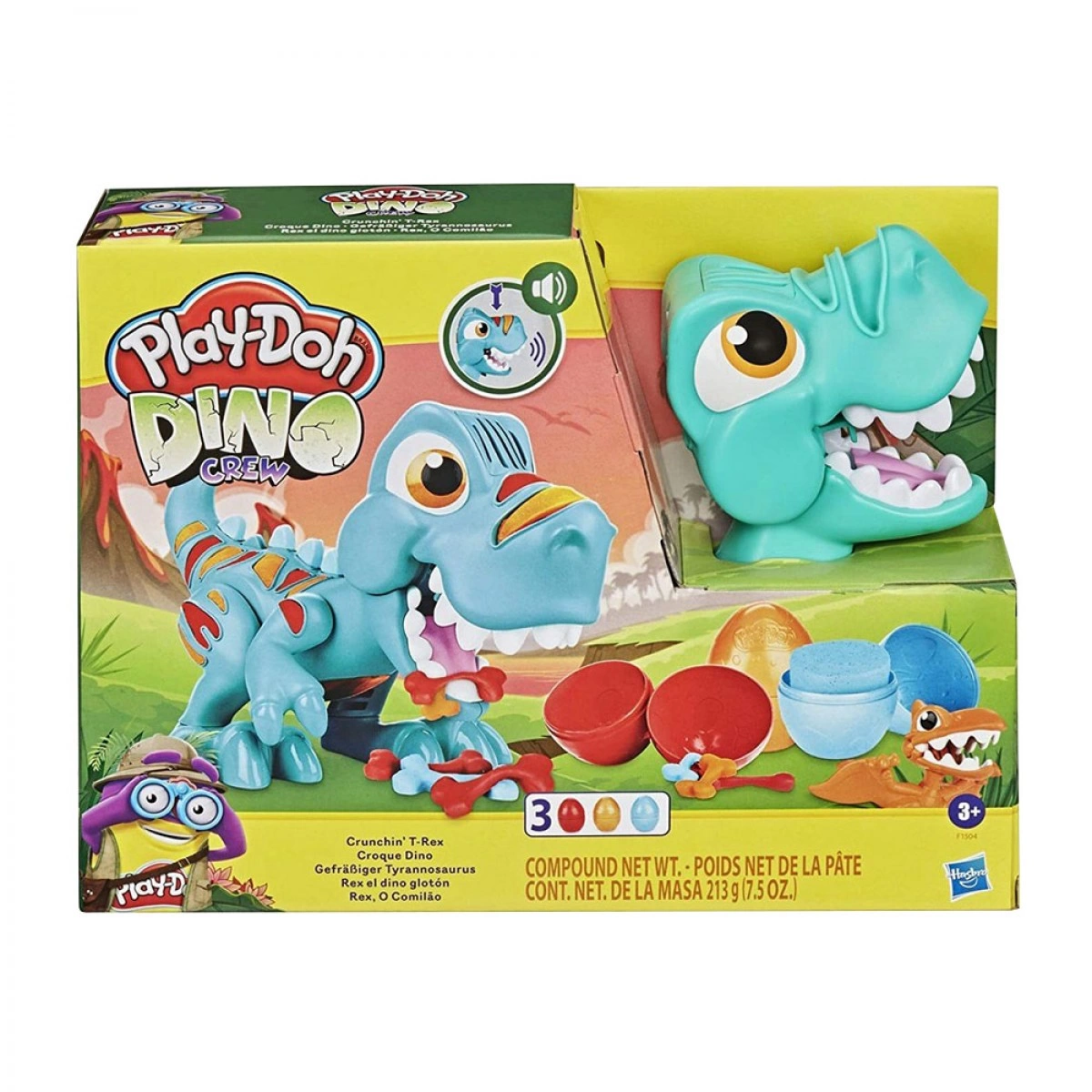 HASBRO PLAY-DOH CRUNCHIN T-REX NO F1504