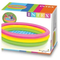 INTEX ΠΙΣΙΝΑ ΦΟΥΣΚΩΤΗ SUNSET BABY 57422 (147X33CM)