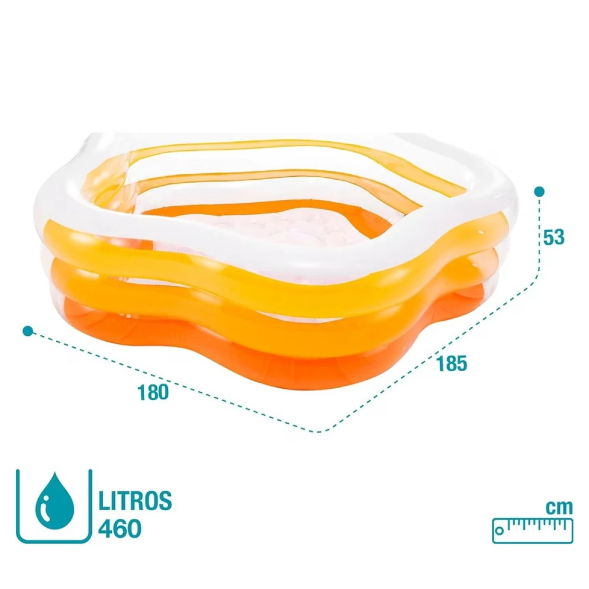 INTEX ΠΙΣΙΝΑ SUMMER COLORS SWIM CENTER 56495