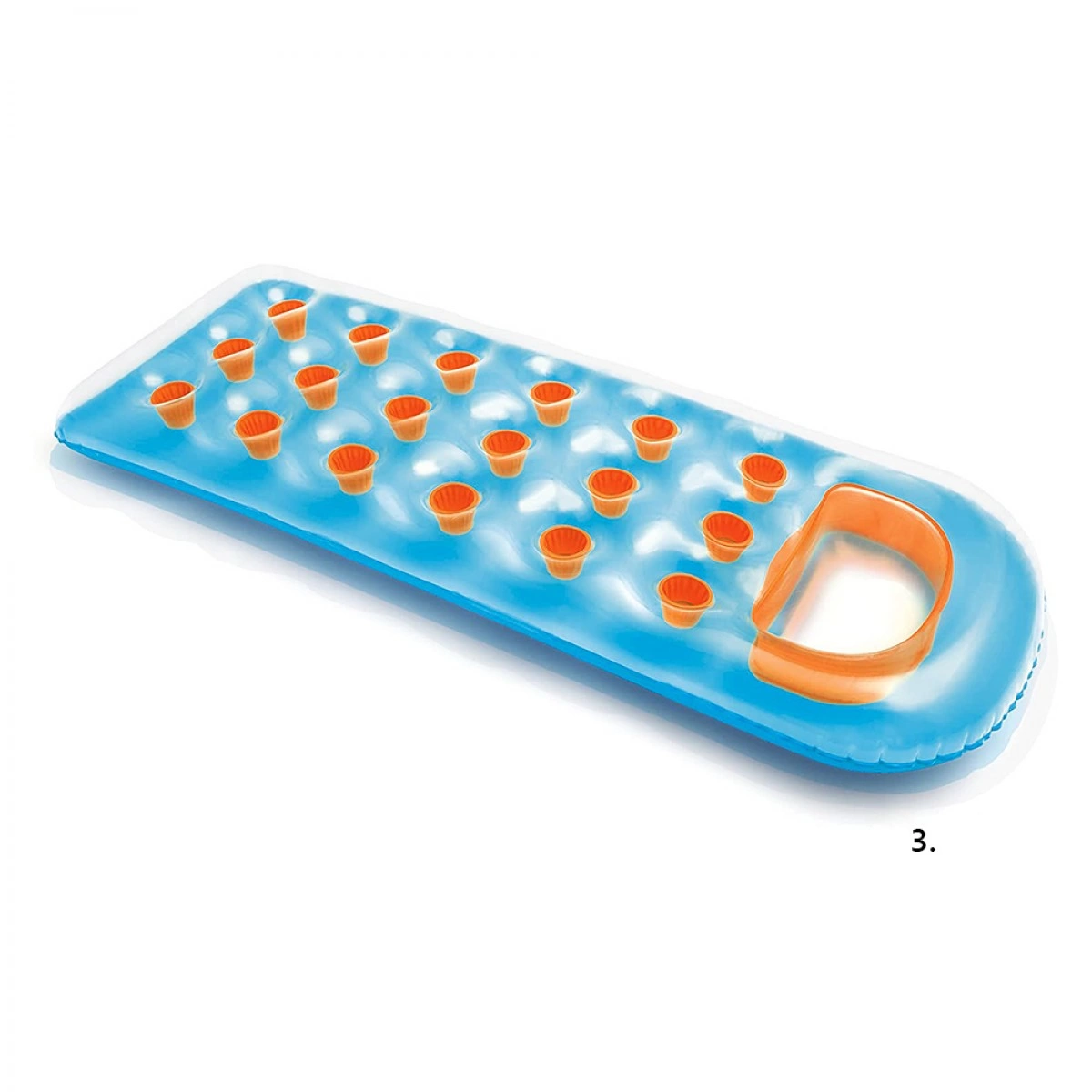 INTEX ΣΤΡΩΜΑ ΘΑΛΑΣΣΗΣ  ΜΕ ΔΙΑΦΑΝΕΣ ΜΑΞΙΛΑΡΙ  59895 (188X71 ΕΚ.)