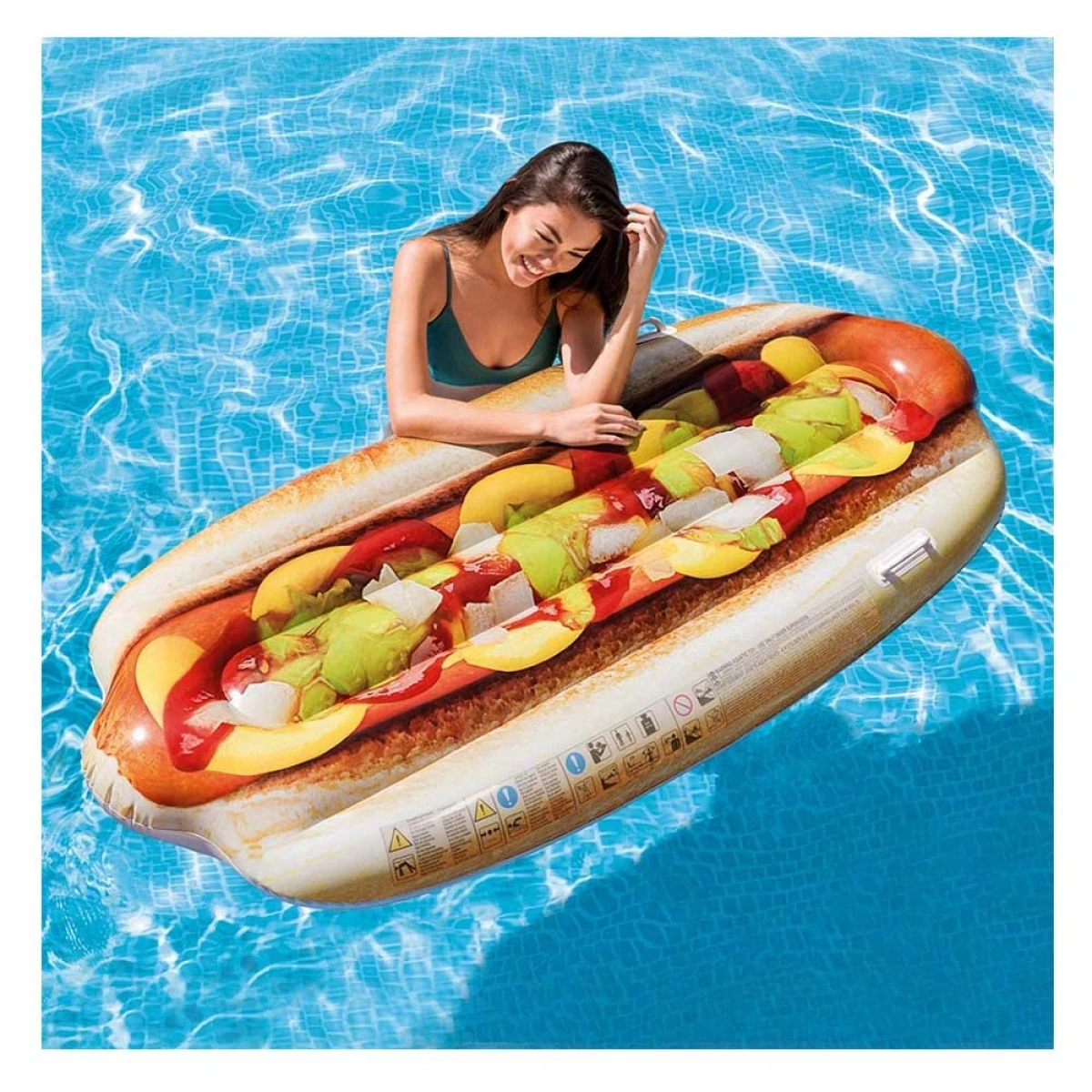 INTEX LAYER HOTDOG MAT 58771 (180X89 CM)