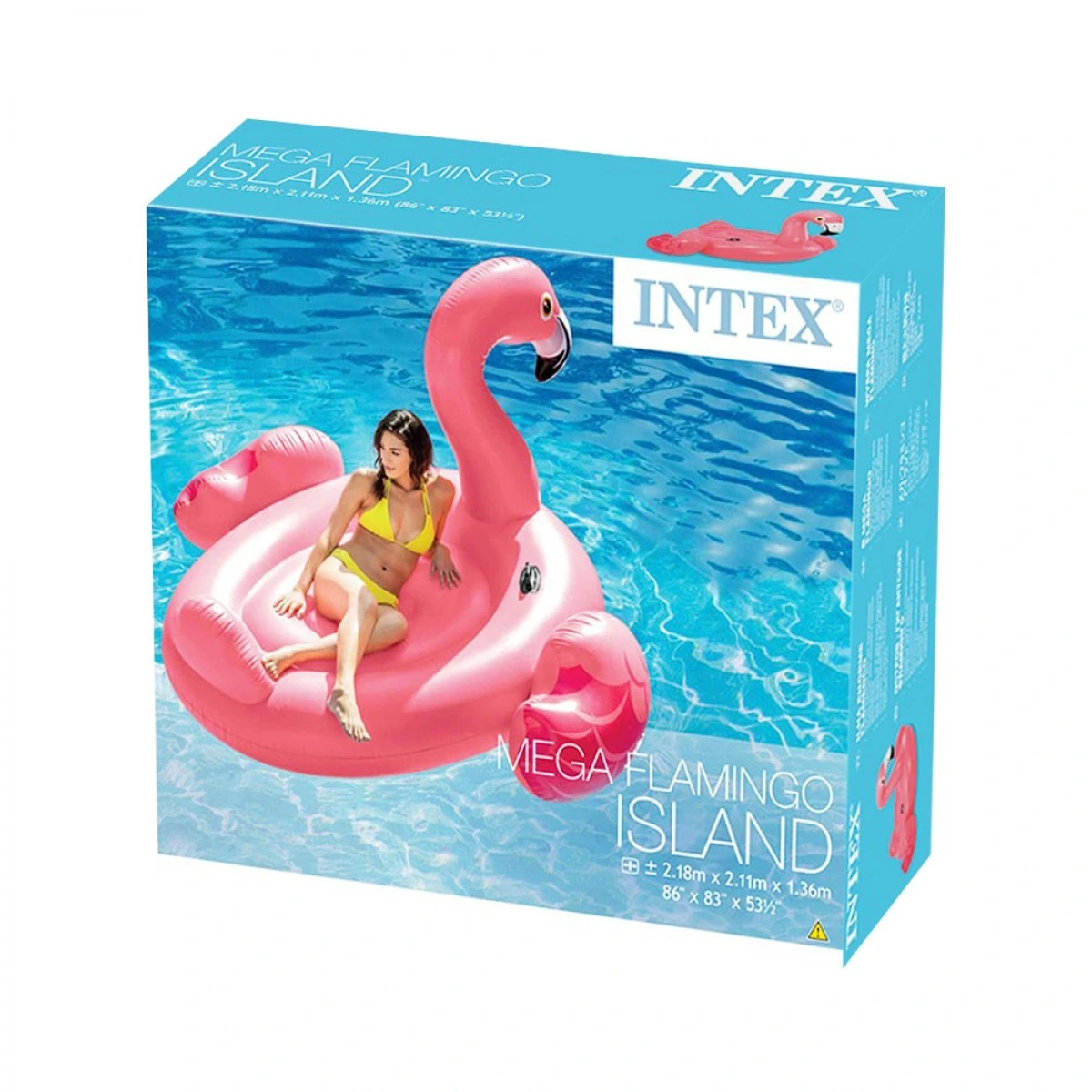 INTEX ΦΟΥΣΚΩΤΟ ΦΛΑΜΙΝΓΚΟ INTEX ΜΕΓΑΛΟ 2,18 X 2.11 X 1.36 CM 56288