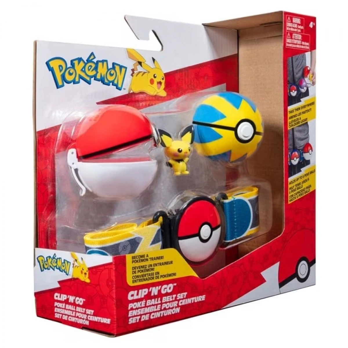 JAKKS PACIFIC POKEMON CLIP N GO POKE BALL ΜΕ ΖΩΝΗ PKW3643