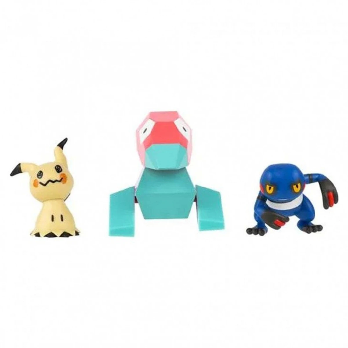 JAZWARES POKEMON - ΦΙΓΟΥΡΕΣ 3ΤΕΜ. W26 - MIMIKYU, PORYGON & CROAGUNK 95155-PKW4091