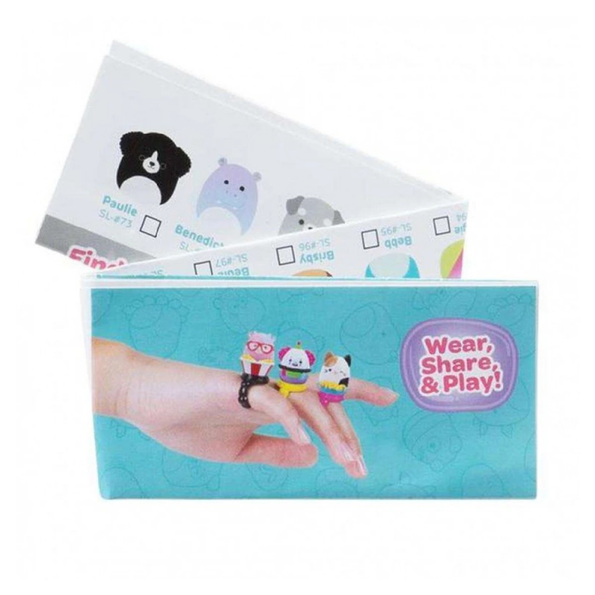 JAZWARES SQUISH-A-LONGS - BY SQUISHMALLOWS ΣΕ ΚΑΨΟΥΛΑ ΜΕ 2ΤΕΜ ΖΟΥΛΗΧΤΕΣ ΦΙΓΟΥΡΕΣ ΚΑΙ ΑΞΕΣΟΥΑΡ JWSL0210