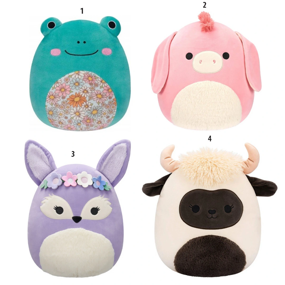 JAZWARES SQUISHMALLOWS ΛΟΥΤΡΙΝΑ 35CM 4ΣΧΕΔΙΑ 4226