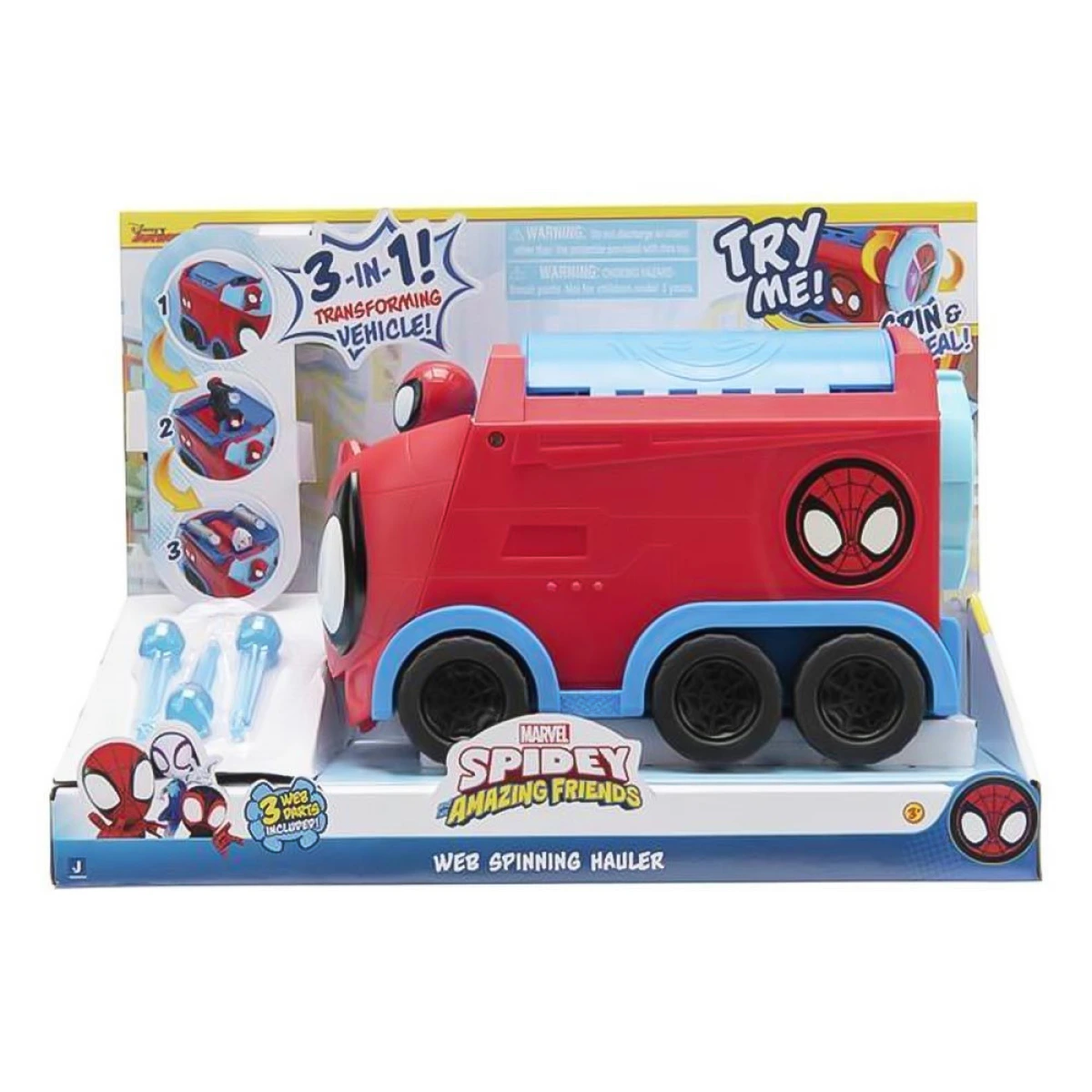 JAZWARES SPIDEY - ΕΚΤΟΞΕΥΤΗΣ SPIDEY 3 ΦΙΓΟΥΡΕΣ (20 ΕΚΑΤΟΣΤΑ) JWS00081