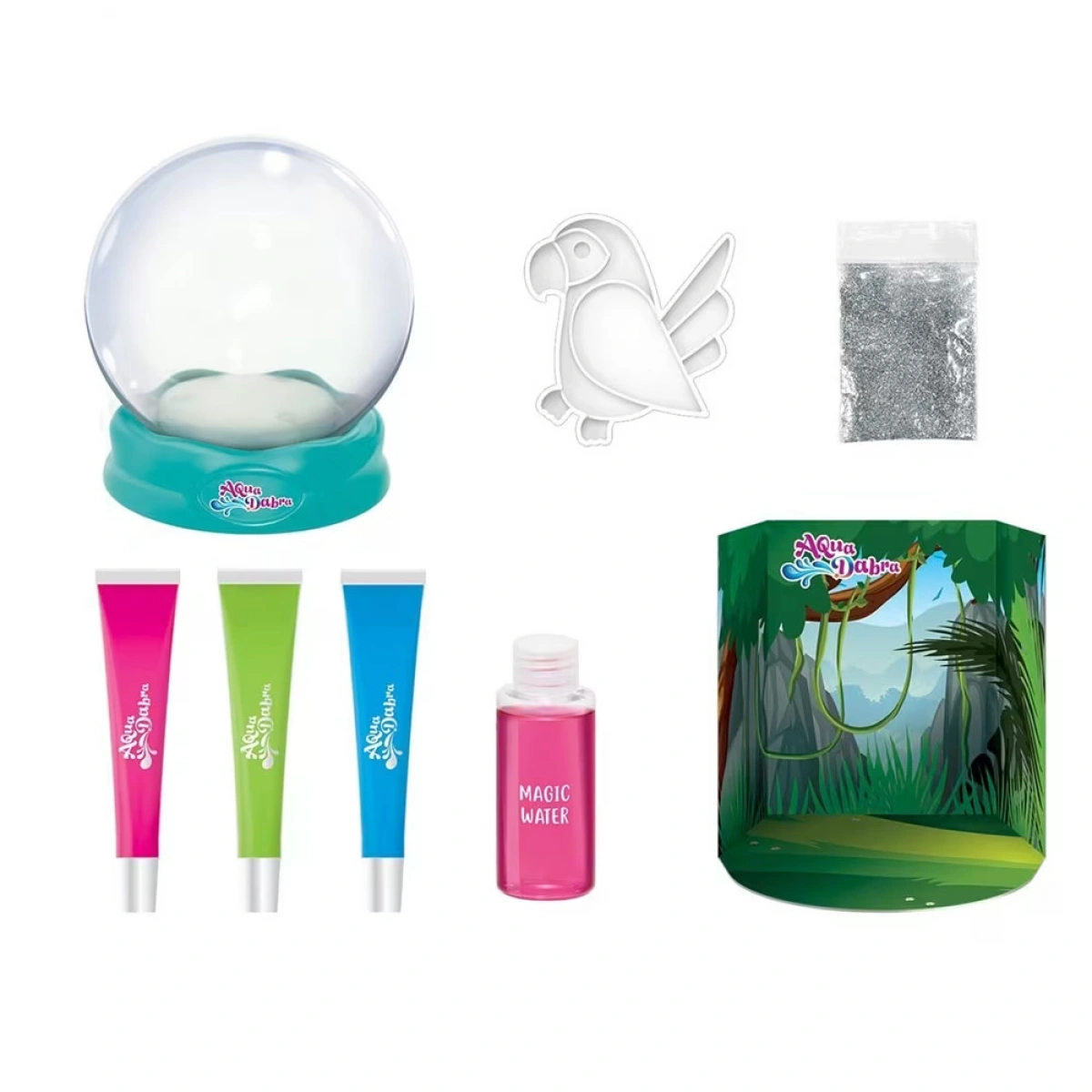 JAZWARES MINI ΕΝΥΔΡΕΙΟ 8ΤΕΜ. AQUADABRA ΤΡΟΠΙΚΑ ΠΟΥΛΙΑ FST00322