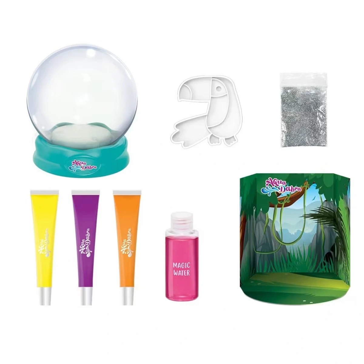 JAZWARES MINI ΕΝΥΔΡΕΙΟ 8ΤΕΜ. AQUADABRA ΤΡΟΠΙΚΑ ΠΟΥΛΙΑ FST00322