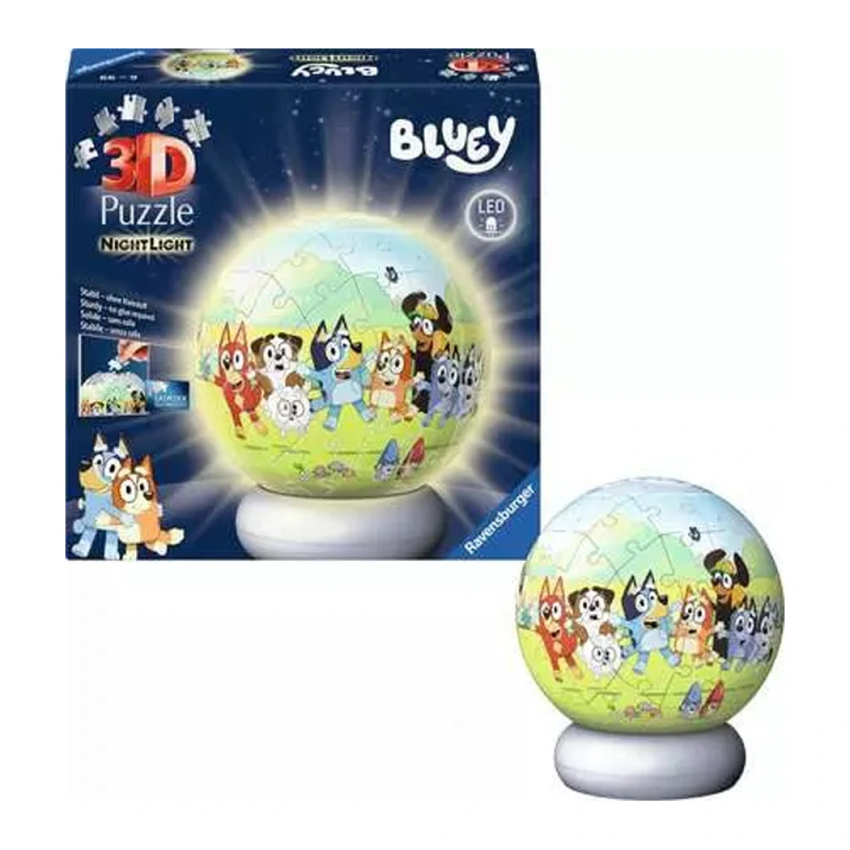 RAVENSBURGER 3D NIGHTLIGHT BLUEY 12008060