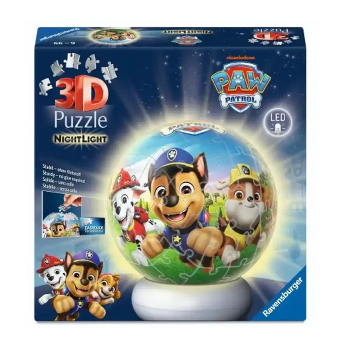 RAVENSBURGER 3D NIGHTLIGHT PAW PATROL 12008057
