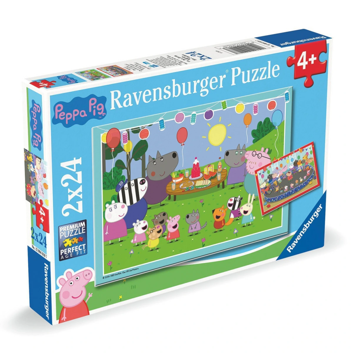 RAVENSBURGER ΠΑΖΛ 2Χ24 ΤΜΧ ΤΟ ΠΑΡΤΥ ΤΗΣ PEPPAS 12004018