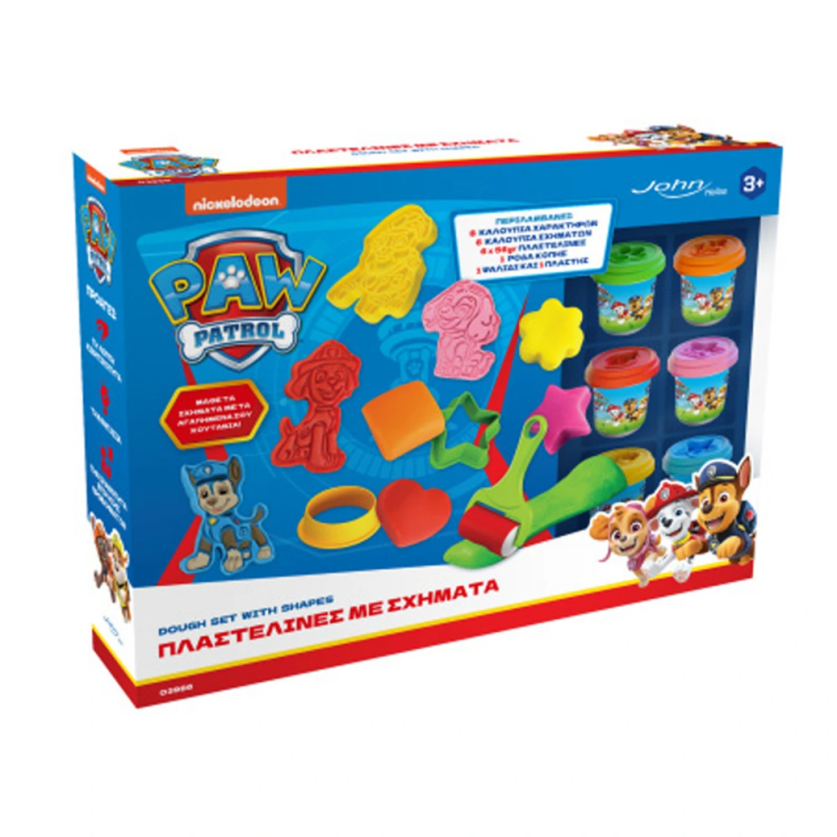JOHN HELLAS ΠΛΑΣΤΕΛΙΝΗ PAW PATROL ΣΕ ΣΧΗΜΑΤΑ 03984PM