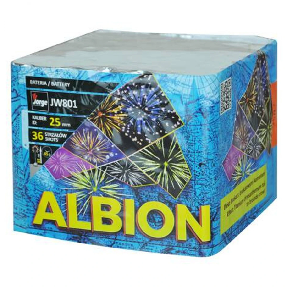 JORGE FIREWORKS ΠΑΚΕΤΟ ΕΝΑΕΡΙΩΝ ΠΥΡΟΤΕΧΝΗΜΑΤΩΝ 36 ΒΟΛΩΝ ALBION JW801