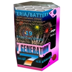 JORGE FIREWORKS ΠΑΚΕΤΟ ΕΝΑΕΡΙΩΝ ΠΥΡΟΤΕΧΝΗΜΑΤΩΝ 19 ΒΟΛΩΝ NEW GENERATION JW34