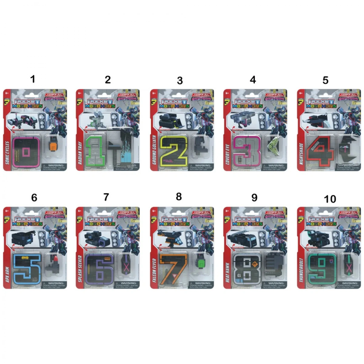JUST TOYS JUST TOYS POCKET MORPHERS S3-10 ΣΧΕΔΙΑ 6950