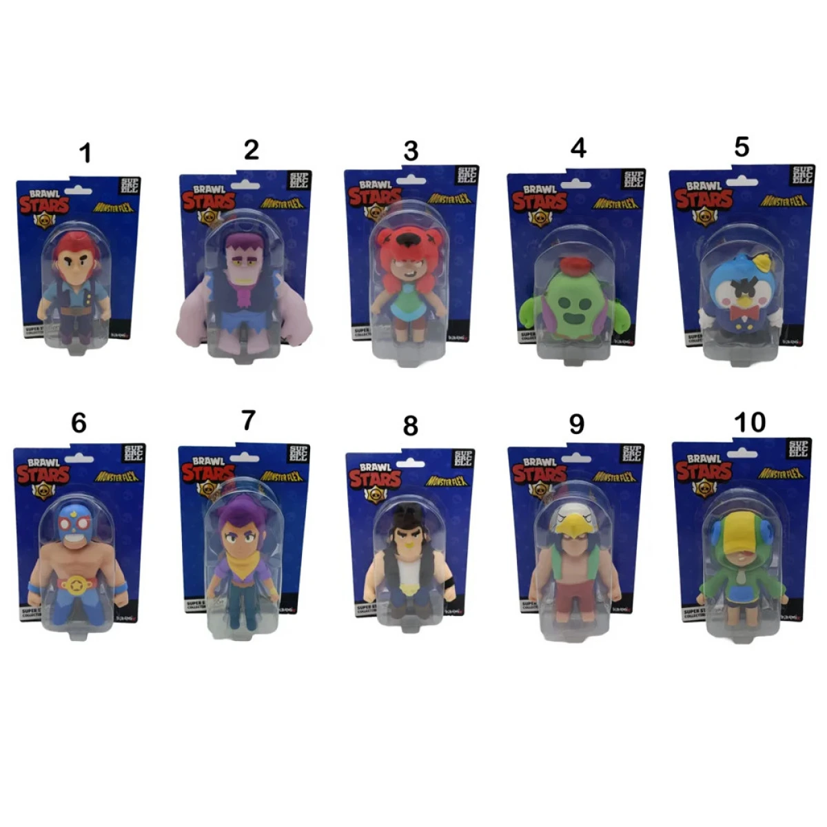 JUST TOYS MONSTERFLEX BRAWL STARW 0539