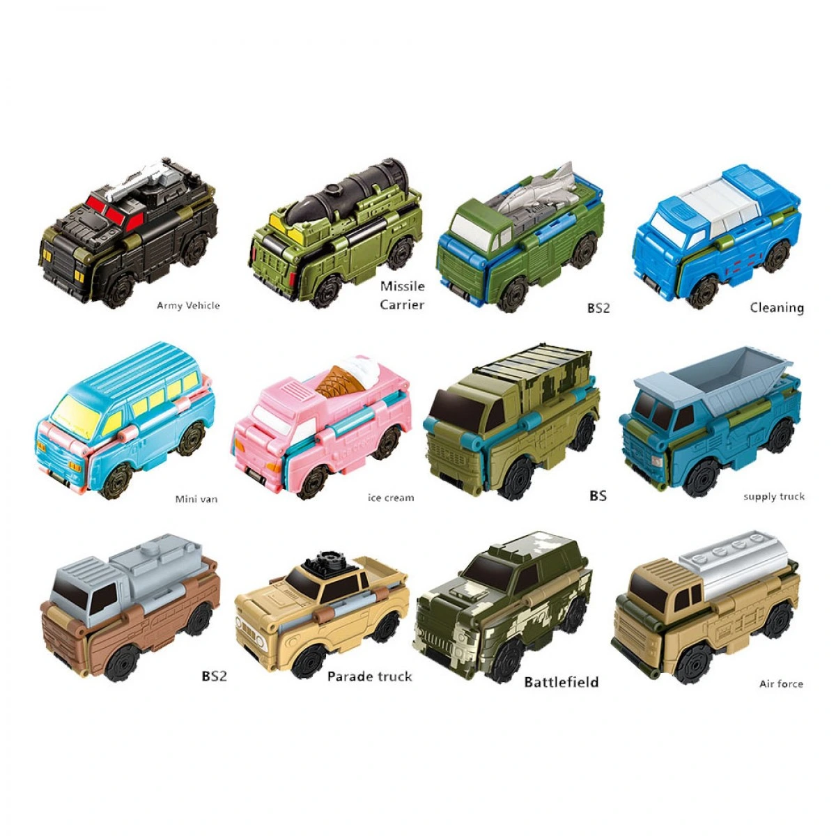JUST TOYS FLIP CARS 463875