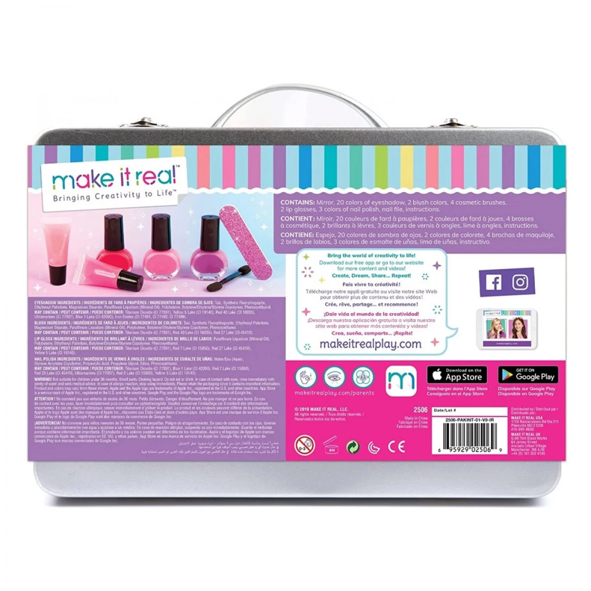 MAKE IT REAL GLAM MAKEUP SET 2506