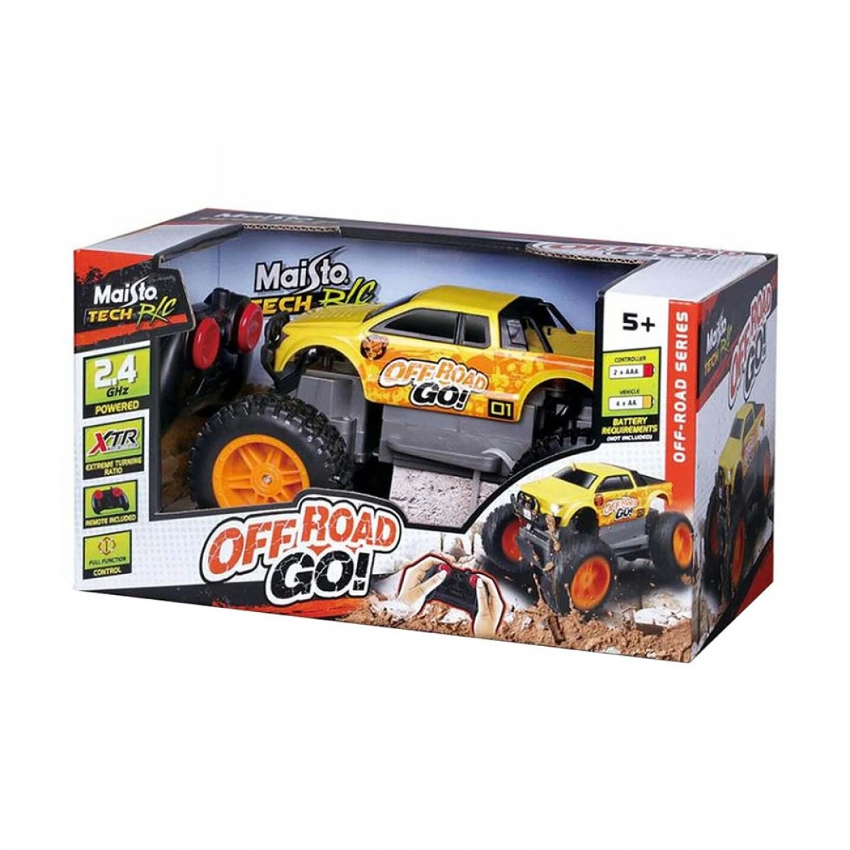 MAISTO TECH NEW VERSION OFF ROAD GO YELLOW 82759