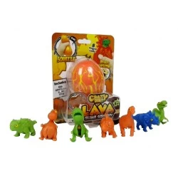 JUST TOYS CRAZY DINO EGG LAVA - EGG W. STRETCHABLE CD02