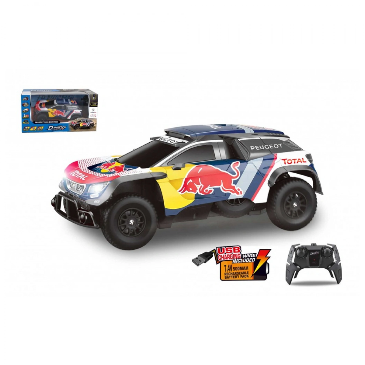 JUST TOYS PEUGEOT 3008 DAKAR MAXI (RECHARGEABLE) 10346B