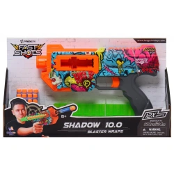 JUST TOYS FAST SHOTS BLASTER WRAPS SHADOW 10.0 590401
