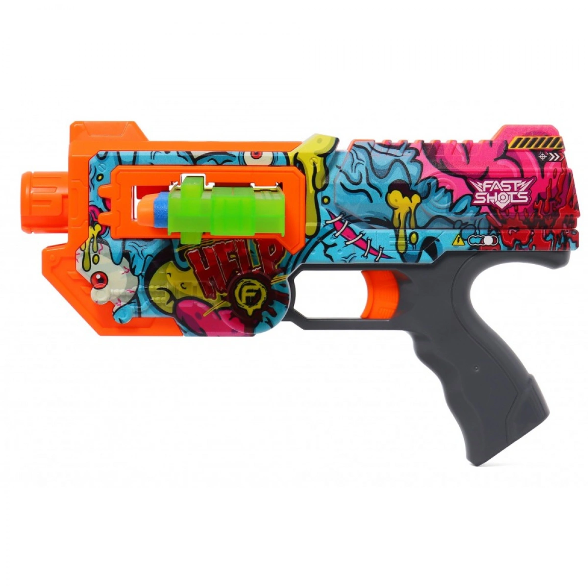 JUST TOYS FAST SHOTS BLASTER WRAPS SHADOW 10.0 590401