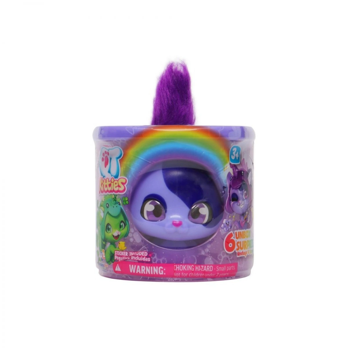 JUST TOYS QT KITTIES RAINBOW FIGURE 6 DRAWINGS 450006