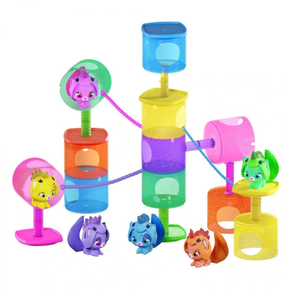 JUST TOYS QT KITTIES RAINBOW FIGURE 6 DRAWINGS 450006