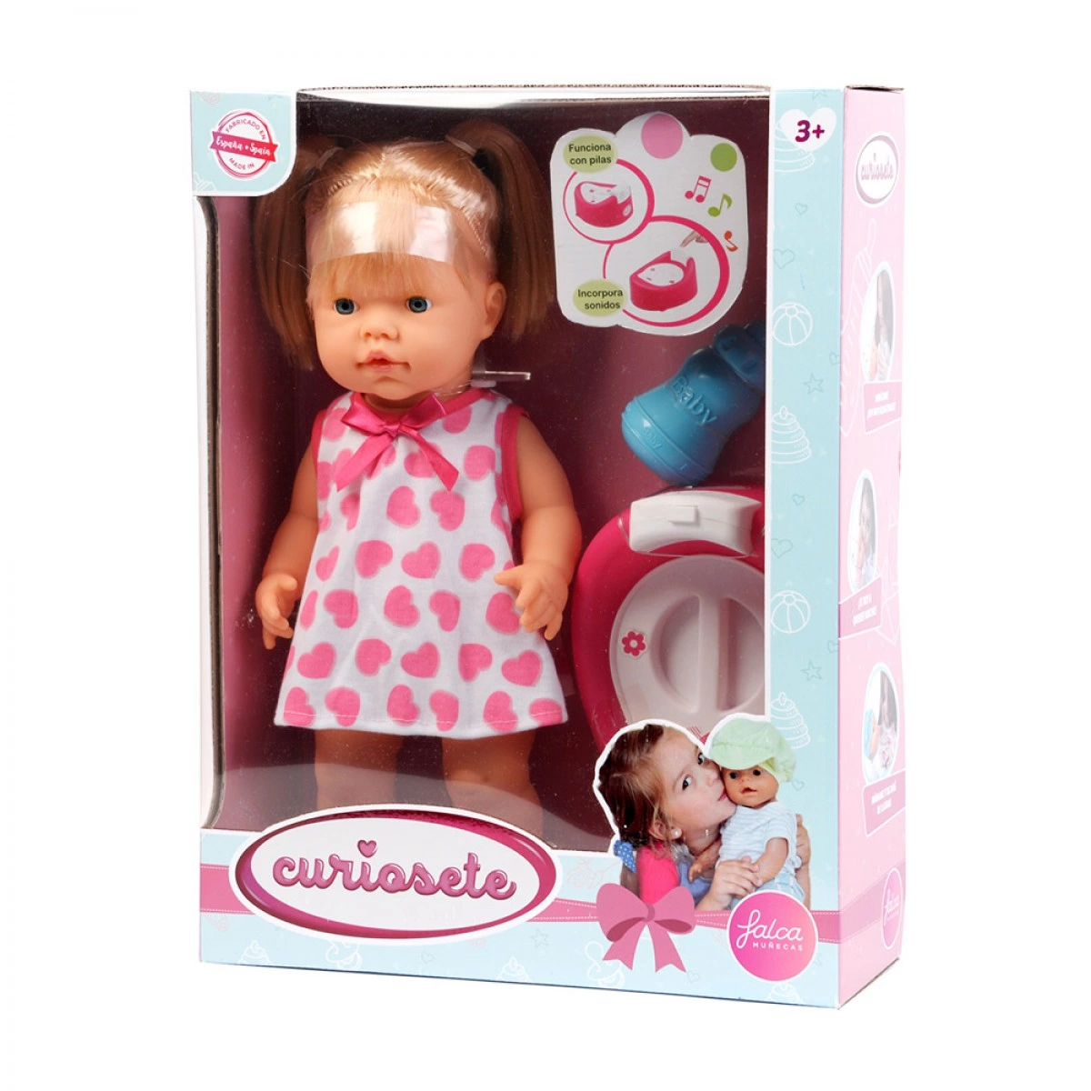 JUST TOYS BABY CURIOSETE WITH POTTY & SOUNDS 40609