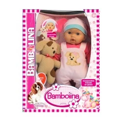 JUST TOYS BAMBOLINA ΜΕ ΤΟ ΣΚΥΛΑΚΙ ΤΗΣ BD1874 (41 ΕΚ.)