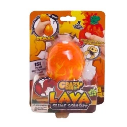 JUST TOYS CRAZY DINO EGG LAVA - EGG W. STRETCHABLE CD02