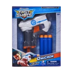 JUST TOYS FAST SHOTS OMICRON WITH 3 FOAM DARTS 590067