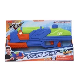 JUST TOYS FAST SHOTS WATER BLASTER POWER STRIKE UP TO 7M WITH TANK 300ML 580015