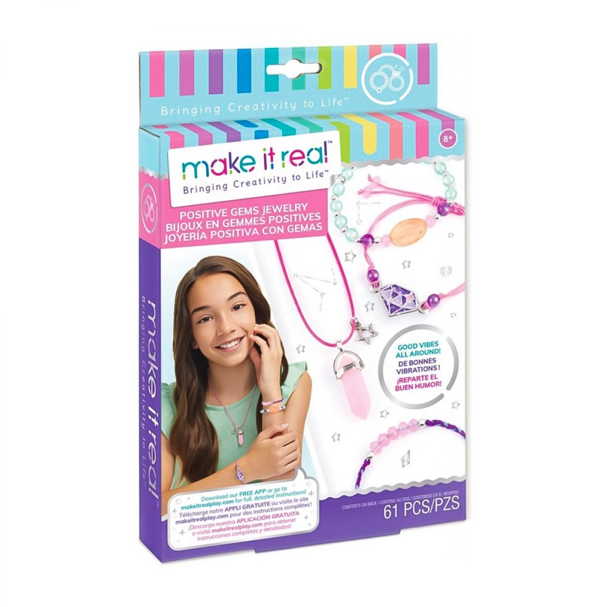 JUST TOYS POSITIVE GEMS JEWELRY 1211