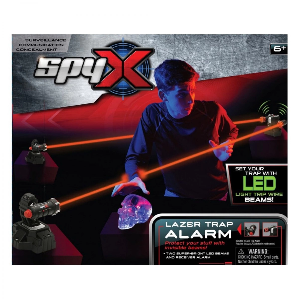 JUST TOYS SPY X LAZER TRAP ALARM 10278
