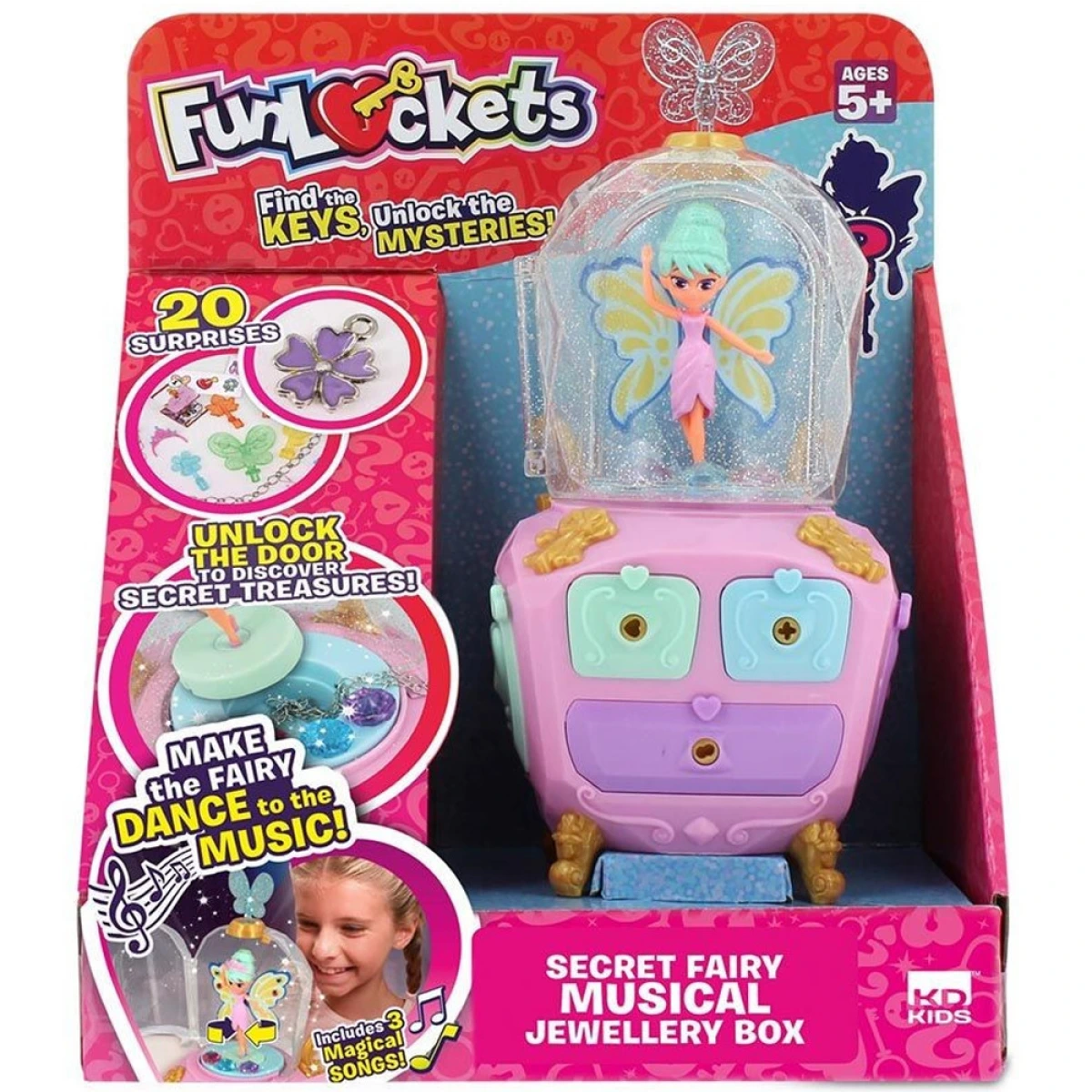 KD GROUP FUNLOCKETS ΜΟΥΣΙΚΗ ΚΟΣΜΗΜΑΤΟΘΗΚΗ KD021200