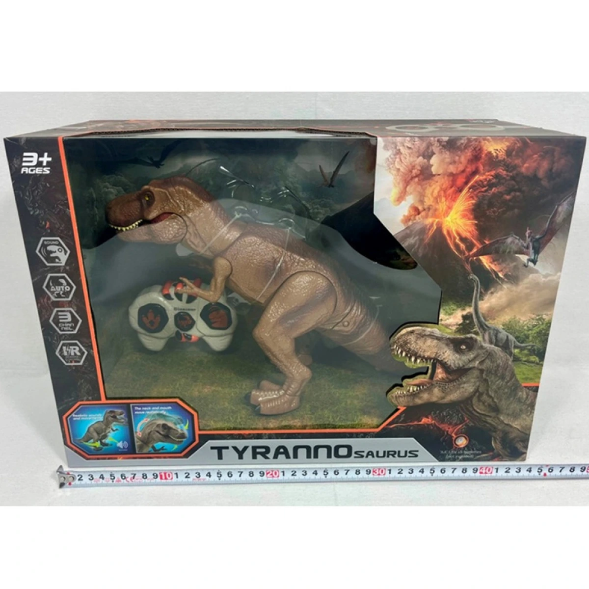 KIDER TOYS DINOSAUR REMOTE-CONTROLLED WALKING WITH SOUND AND LIGHT 3732A