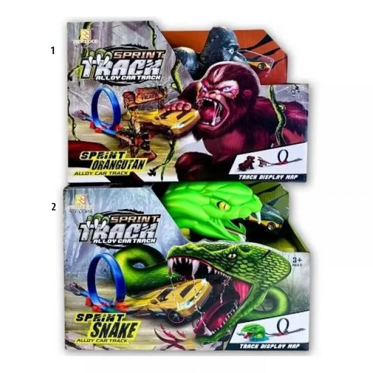 KIDER TOYS ΠΙΣΤΑ ΑΓΩΝΩΝ ΡΟΔΑ ΦΙΔΙ-ΓΟΡΙΛΑΣ ΜΕ ΕΚΤΟΞΕΥΤΗΡΑ 009