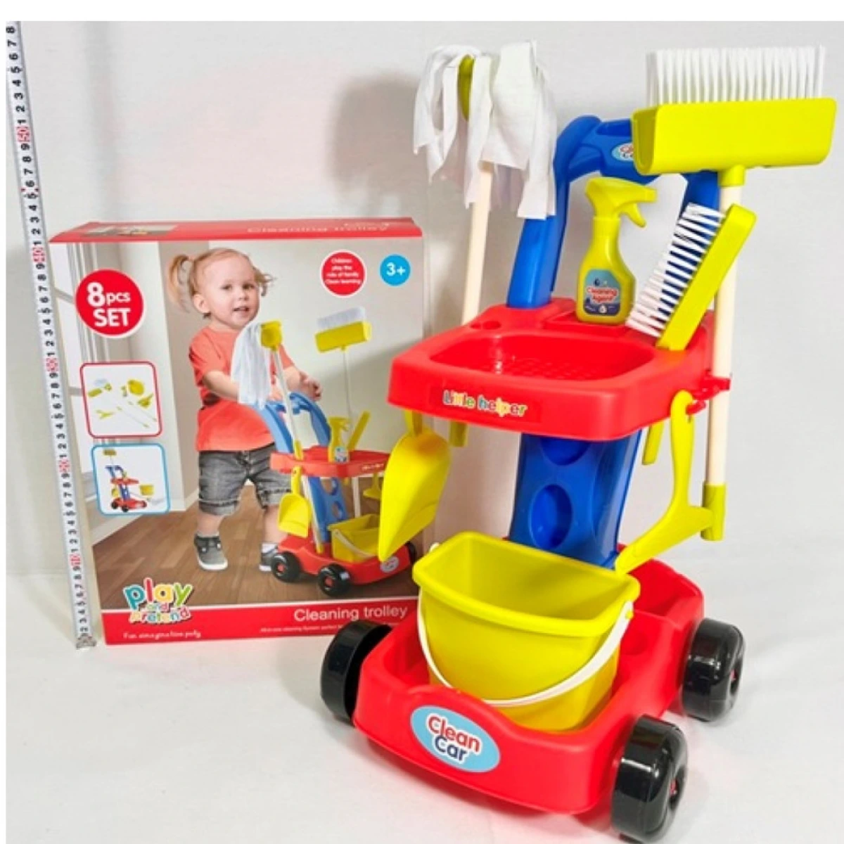 KIDER TOYS ΣΕΤ ΚΑΘΑΡΙΣΜΟΥ ΚΑΡΟΤΣΑΚΙ HJ611D